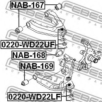 FEBEST 0220-WD22LF Ball Joint